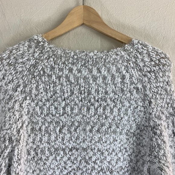 Buffalo David Bitton Pullover Sweater in White/Grey Vegan Wool - Picture 4 of 8